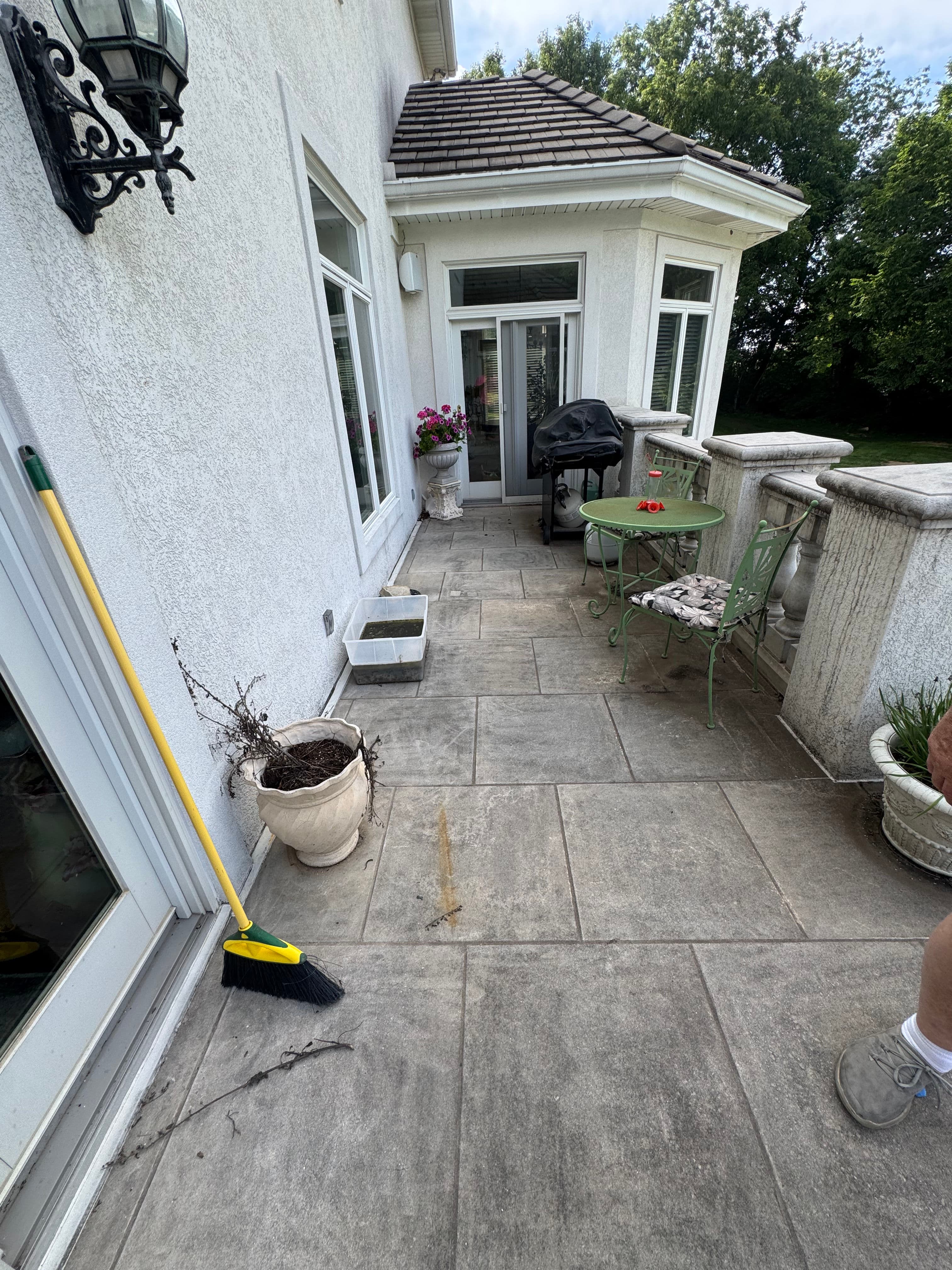 Project Power Washing a Patio and Pool Area Back to Clean image