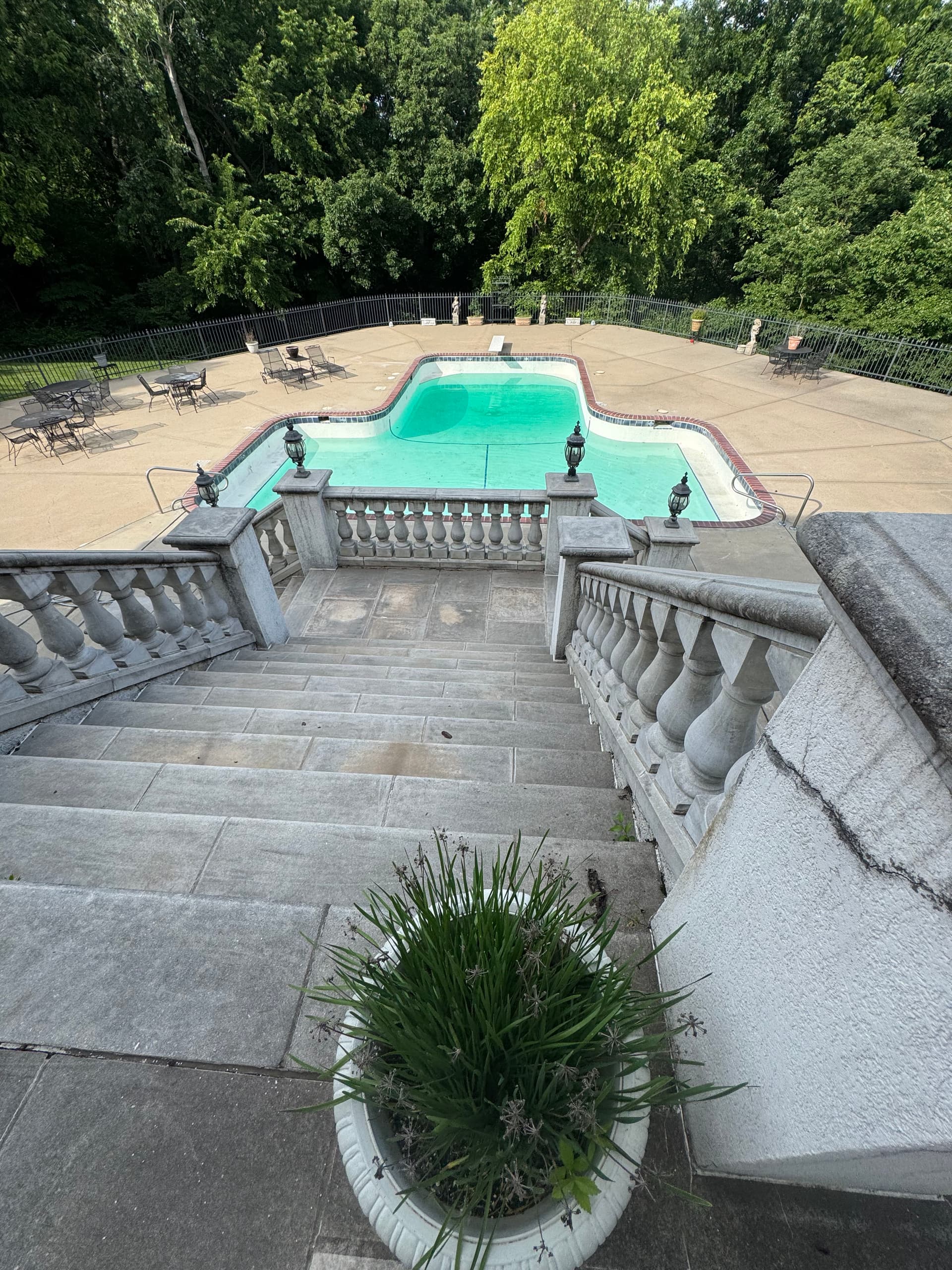 Gallery photos for Power Washing a Patio and Pool Area Back to Clean: Image #1