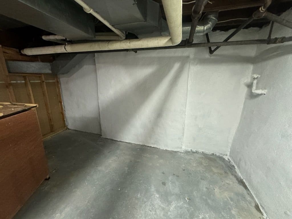 Basement Stucco Transformation in Midtown image