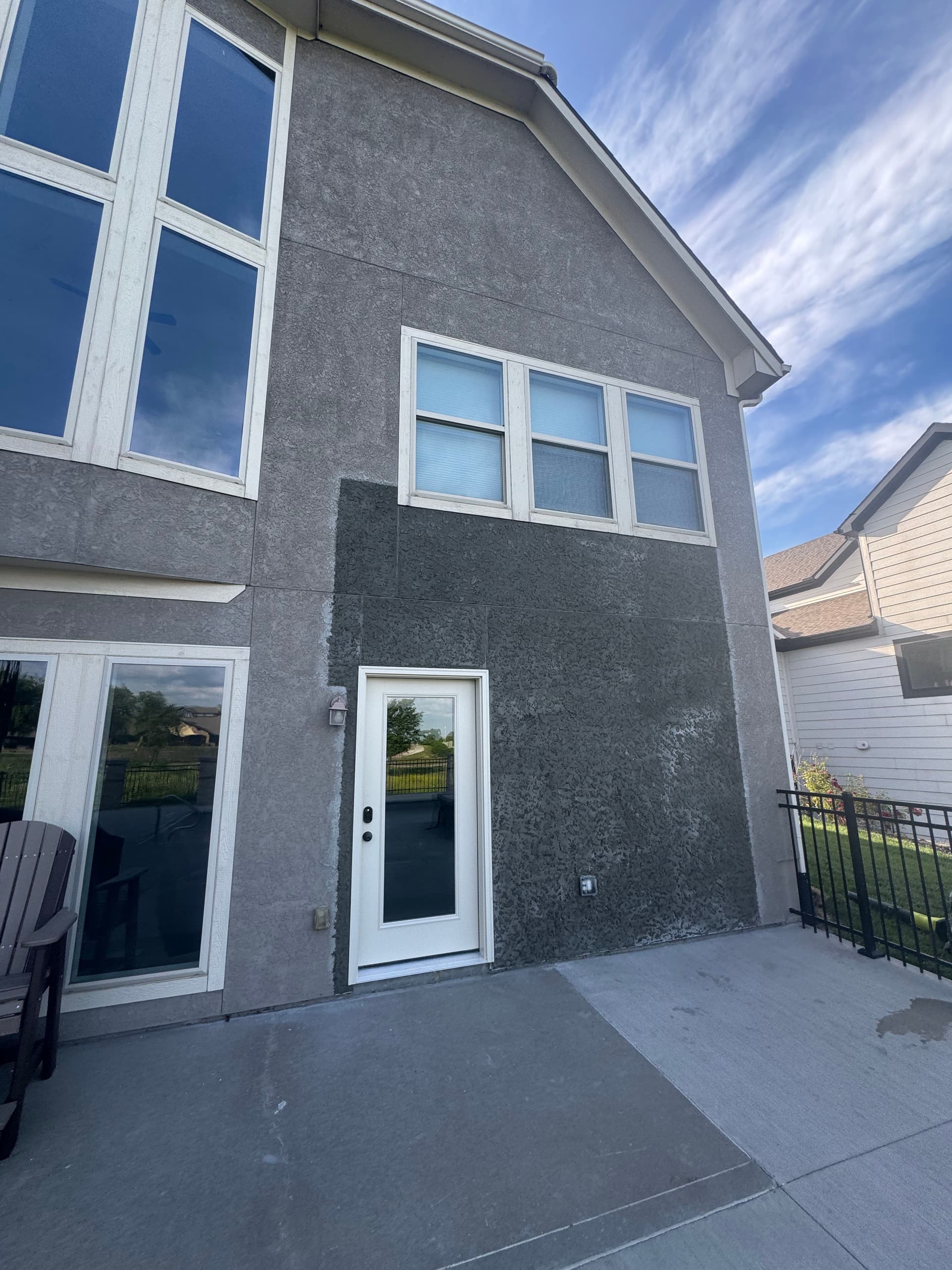 Back Exterior Stucco Repair Done Right image